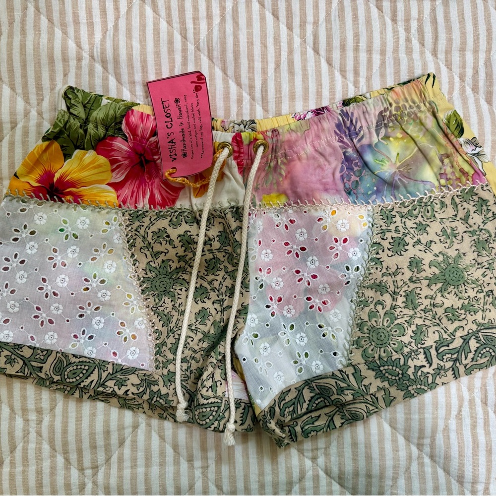 Floral Patchwork Women's Shorts